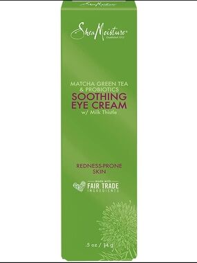 Shea Moisture Matcha Green Tea & Probiotics Soothing Eye Cream — Green